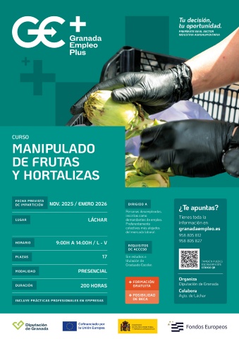 Curso de Manipulado de Frutas y Hortalizas en Láchar